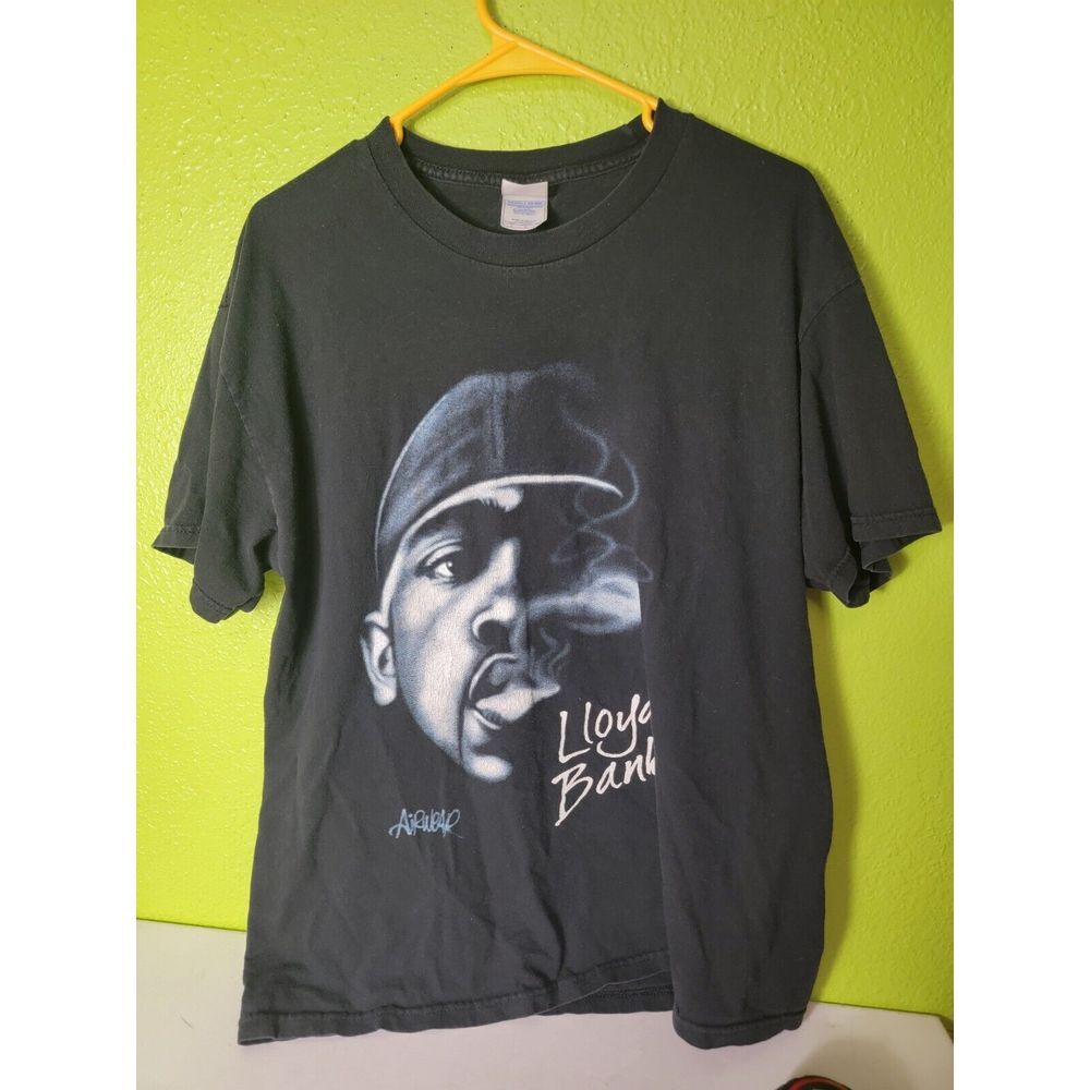 Vintage Lloyd Banks G-unit Air Brush Rap Tee Shirt Y2K 2000s Hop Hop Rare VTG